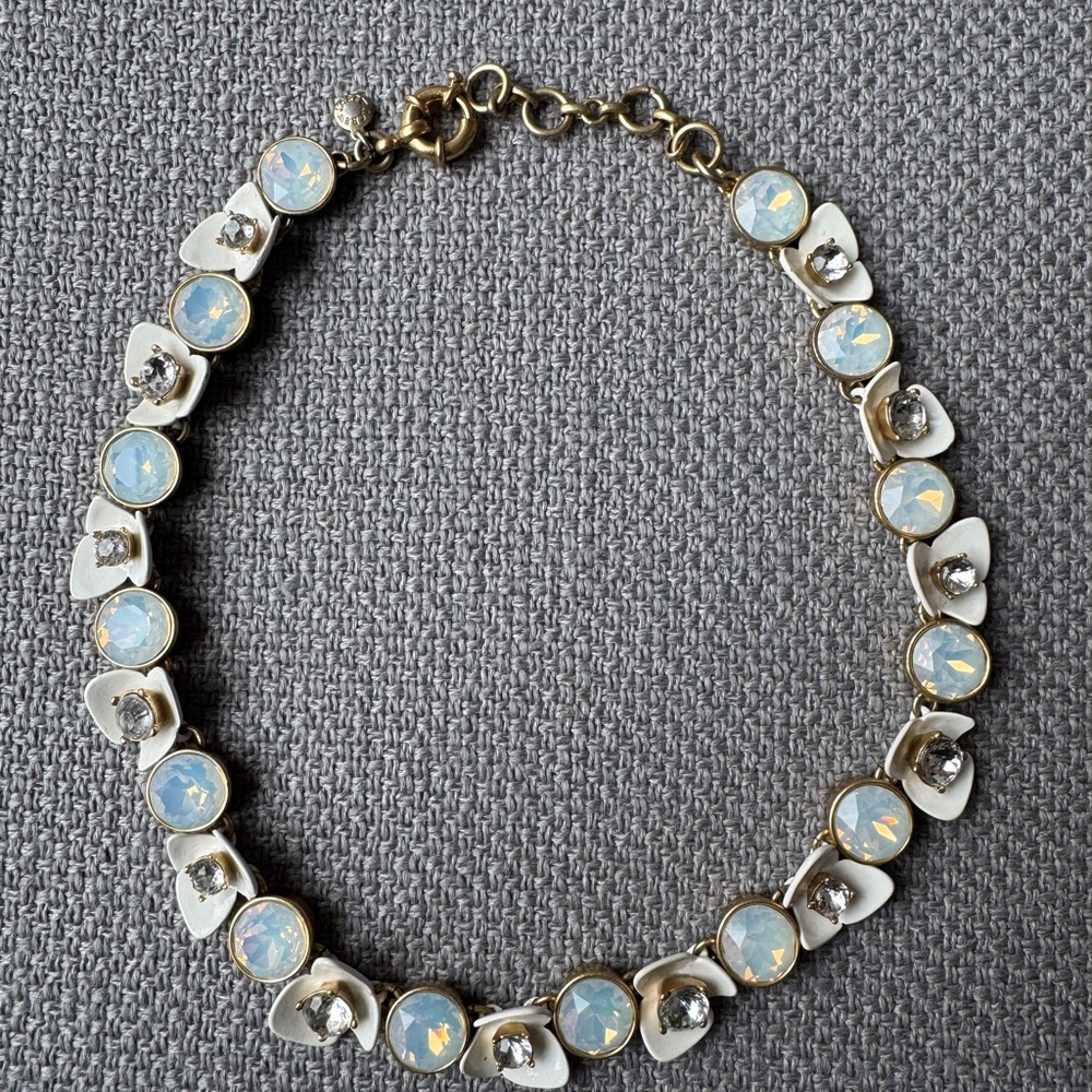 J.Crew Crystal Necklace | Elegant Statement Piece